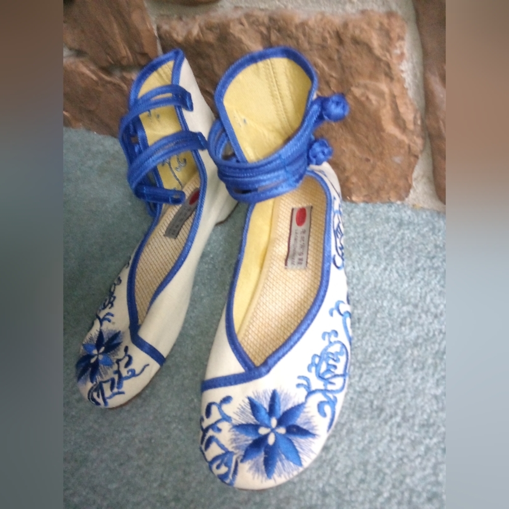 Chinese style classic Beijing Mary Jane Flats - Picture 7 of 9